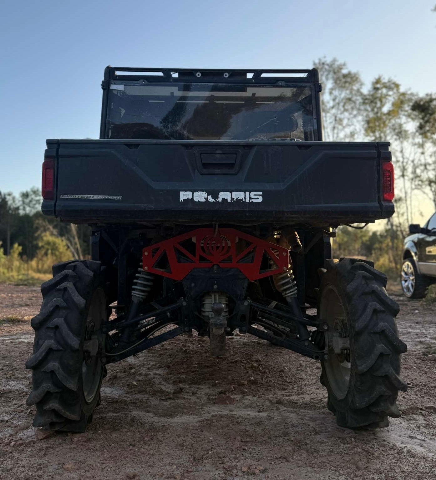 Polaris Ranger rear signature plate