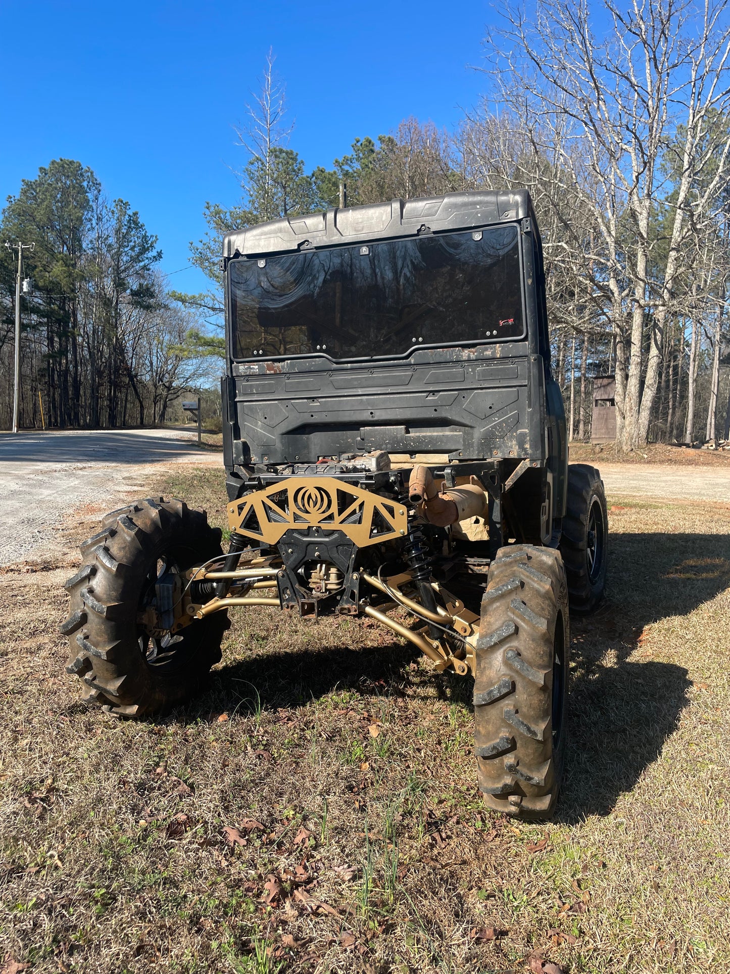 Polaris Ranger rear signature plate